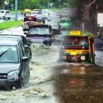 গুরগাঁওয়ে ভারী বৃষ্টির পরে জলাবদ্ধতা