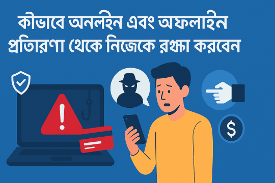 কীভাবে অনলাইন এবং অফলাইন প্রতারণা থেকে নিজেকে রক্ষা করবেন
